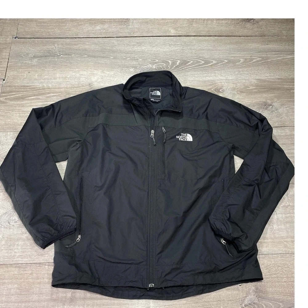 North Face Apex Bionic Men's XL Black Full Zip Windbreaker Lightweight Outdoor